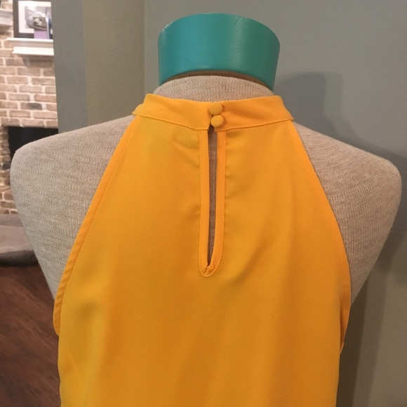 Victoria Beckhman Yellow Top - Picture 4 of 6